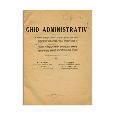 Ghid administrativ, 1928