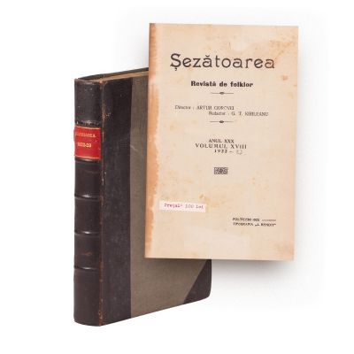 Revista de folklor Șezătoarea, 1922-1923, doi ani colligați
