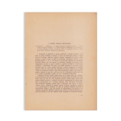 Gh. Pavelescu, Cercetări asupra magiei la românii din Munții Apuseni, 1945