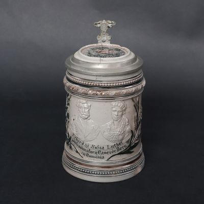 Halbă de bere, E. Luther, fabrica de Bere Națională de Export, București 