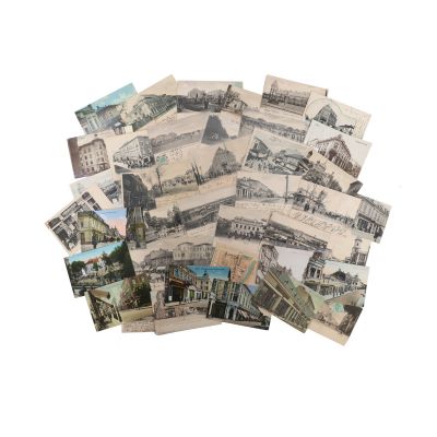 Album cu 282 cărți poștale din Galați