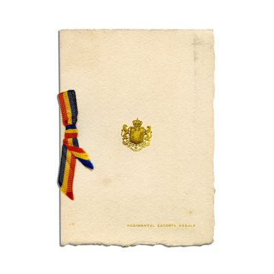 Regimentul Escortă Regală, felicitare către Carol al II-lea cu ocazia sărbătorilor de iarnă 
