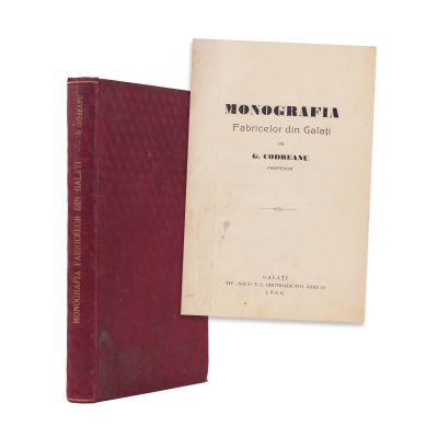 G. Codreanu, Monografia fabricelor din Galați, 1908 