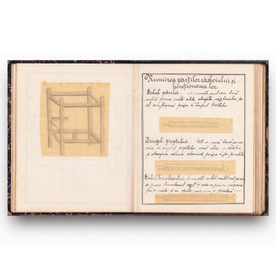 Studiu despre covoare, manuscris
