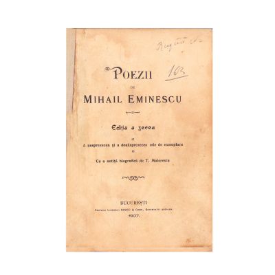 Mihai Eminescu, Poezii, 1907,  Ediția a X-a