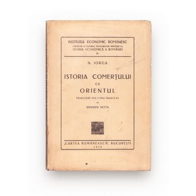Nicolae Iorga, Istoria comerțului cu Orientul, 1939