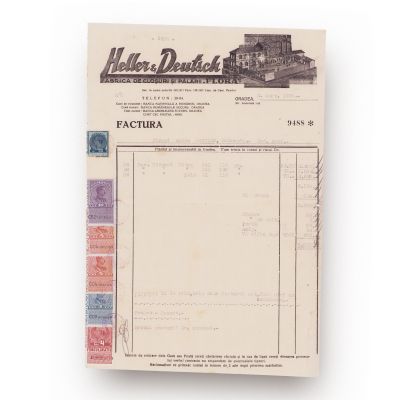 Fabrica de tăbăcărie „La Leu” și Fabrica de cloșuri „Heller & Deutsch”, trei facturi