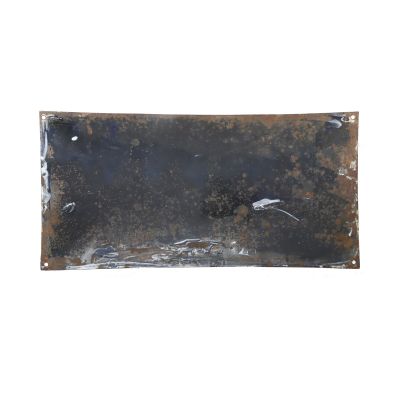 Indicator - Stațiunea pentru 10 trăsuri de piață, placă metalică