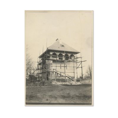 Monumente ridicate de Victor Stephănescu, opt fotografii de epocă, cca. 1906