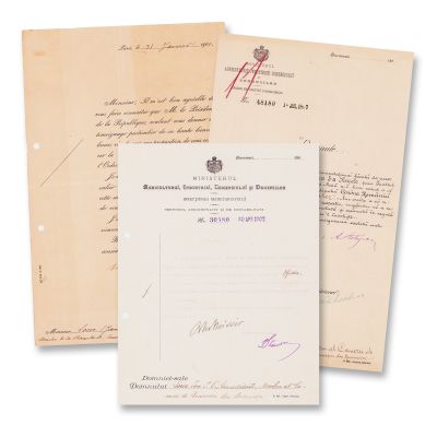 Ioan I. V. Socec, 3 adrese privind numirea ca membru în cadrul ordinelor Legiunea de Onoare și Coroana României, 1897-1901