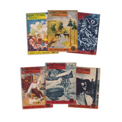 Publicația „Muncitorul român”, Anul V, Nr. 7 - Nr. 12, 1942 - 1943, 6 numere