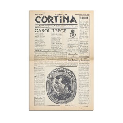 Publicația „Cortina”, Anul I, Nr. 1, 8 iunie 1940