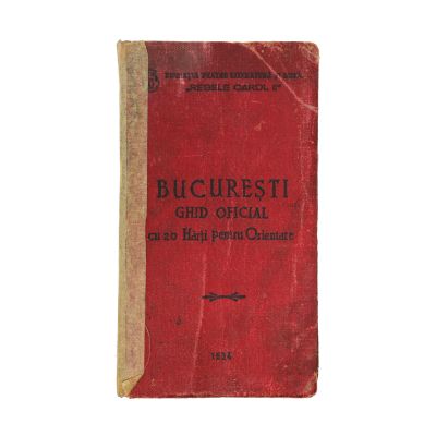 Ghidul oficial al orașului București, 1934, cu 20 hărți