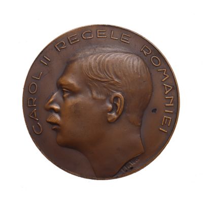Reînființarea Monetăriei Naționale, medalie din bronz, gravor Ion Jalea