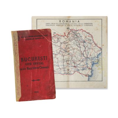 Ghidul oficial al orașului București, 1934, cu 20 hărți