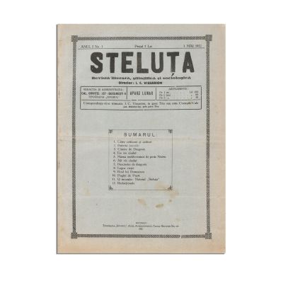 Publicația „Steluța”, Anul I, Nr. 1, 1 mai 1932