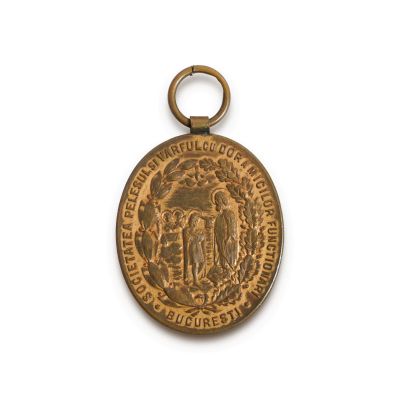 Jubileul de 25 de ani al Societății Peleșul și Vârful cu Dor, medalie din bronz, 1885-1910 