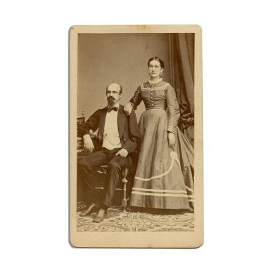 Cinci fotografii tip carte-de-visite, atelier Franz Duschek