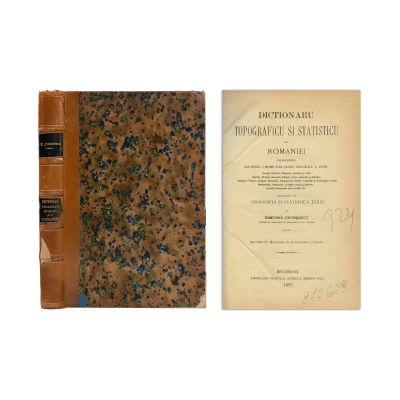 Dimitrie Frundescu, Dicționarul topografic și statistic al României, 1872