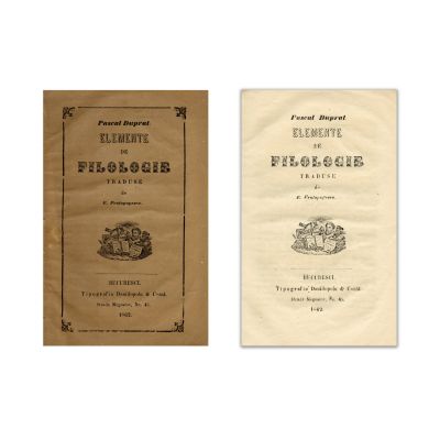 Pascal Duprat, Elemente de filologie, 1862, din colecția familiei Ștefănescu