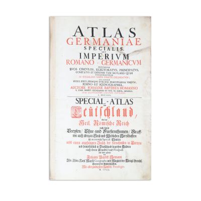 Johann Baptist Homann, Atlasul Special al ​​Germaniei sau Al Doilea Imperiu Romano-German, 1735