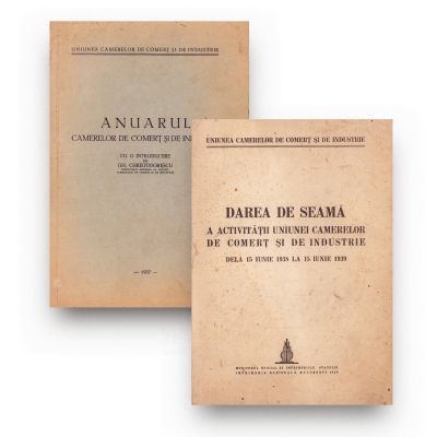 Anuarul + Darea de seamă a Camerelor de comerț și industrie, 1937-1939