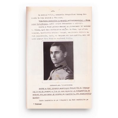 Constantin Nicolau, File relative la contribuția aeronauticii române în Primul Război Mondial, manuscris dactilografiat, cu semnătură olografă