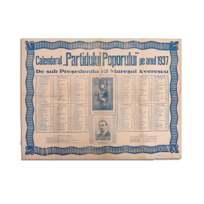 Arhiva mareșalului Alexandru Averescu, 1925-1937 
