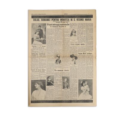 Publicația „Universul”, 20 iulie 1938, număr comemorativ dedicat decesului reginei Maria 