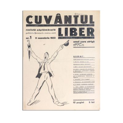 Publicația „Cuvântul liber”, Anul I, Nr. 1, 1933 - Nr. 26, 1934