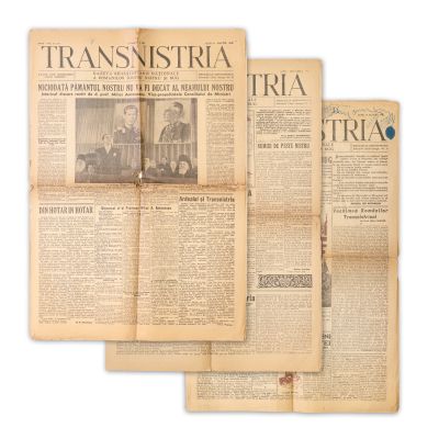 Publicația „Transnistria”, anul I, trei numere, 17 august-23 martie 1942