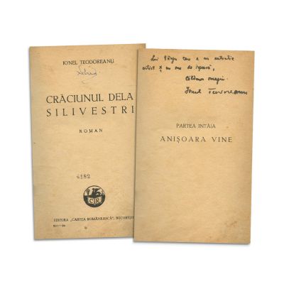 Ionel Teodoreanu, Crăciunul de la Silivestri, cu dedicație olografă