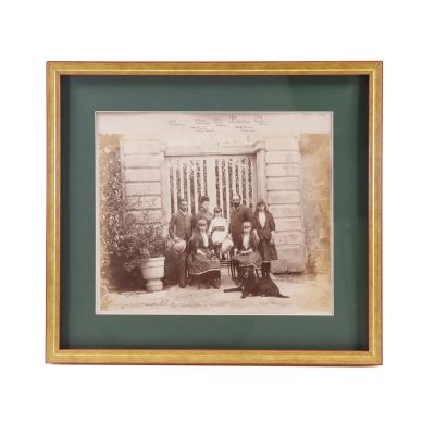 Principesa Maria de Edinburgh și familia sa, două fotografii de mari dimensiuni, 1889
