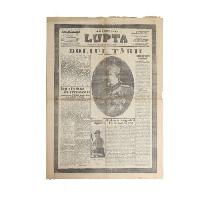 Publicația „Lupta”, Anul VI, 22 iulie 1927, număr comemorativ dedicat decesului regelui Ferdinand I