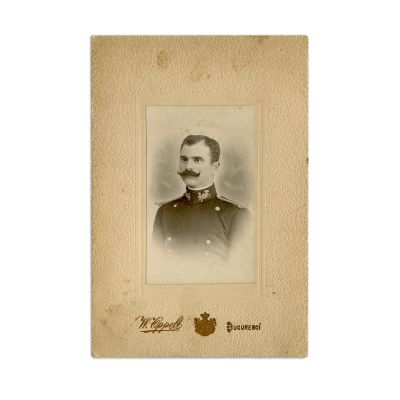 Gheorghe Eliade, fotografie de epocă, 1898, atelier fotografic W. Oppelt