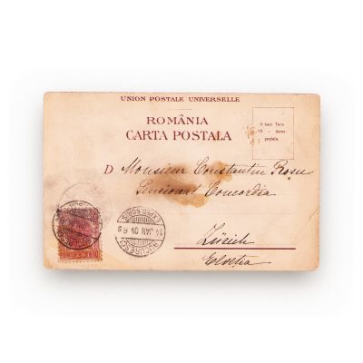 Regele Carol I, carte poștală litografiată, 1904