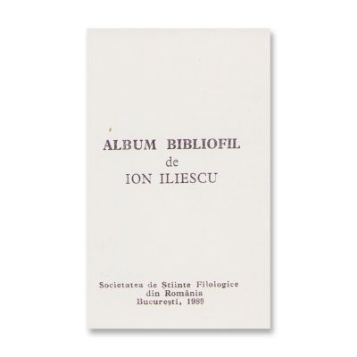 Centenarul lui Eminescu, album bibliofil + medalie, 1989