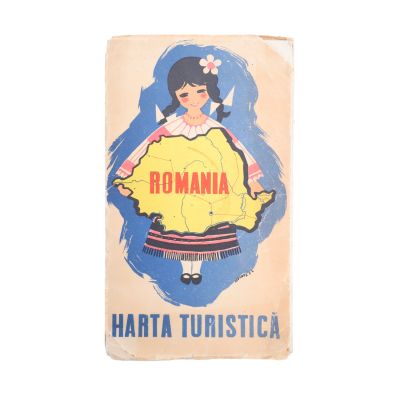 Harta turistică a României, 1958