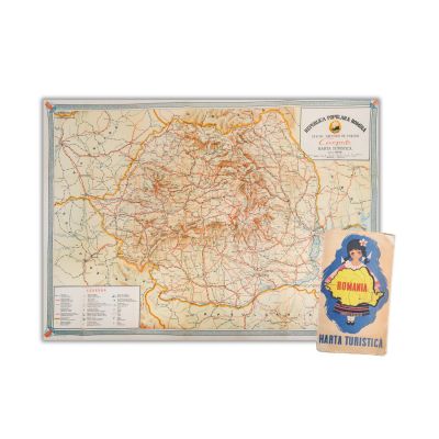 Harta turistică a României, 1958