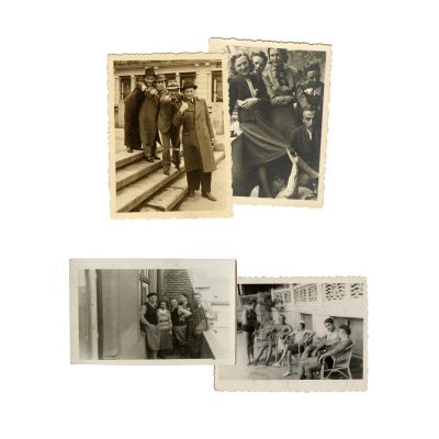 Stephan Roll (Gheorghe Dinu), Medi Dinu, Jean David, patru fotografii de epocă 