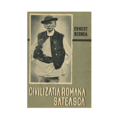 Ernest Bernea, Civilizația română sătească, 1944, cu dedicație pentru Tiberiu Alexandru