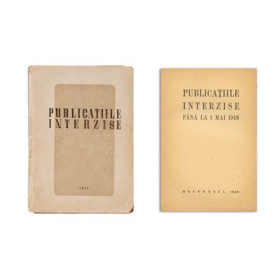 Publicațiile interzise până la 1 mai 1948