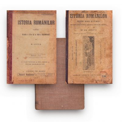 N. Iorga, Th. Avr. Aguletti, 3 manuale de Istoria românilor, 1910-1920