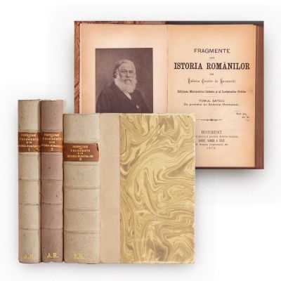 Eudoxiu Cavaler de Hurmuzaki, Fragmente din istoria românilor, trei tomuri, 1879-1900