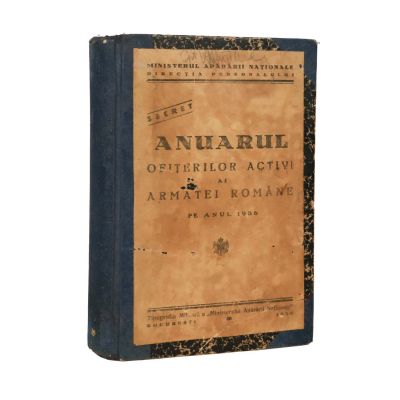 Anuarul ofițerilor activi ai Armatei Române, 1936