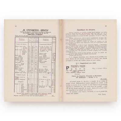 D. Voina, Tratat de corespondență comercială românească, 1928, cu dedicație olografă