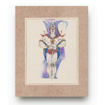Proiectul unei colecții de figurine și păpuși de mici dimensiuni și accesorii, lucrări de grafică, 1987