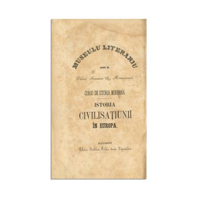 G. Baronzi, Istoria civilisațiunii în Europa, 1856