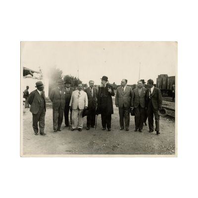 Nicolae Iorga, fotografie de grup, cca. 1930