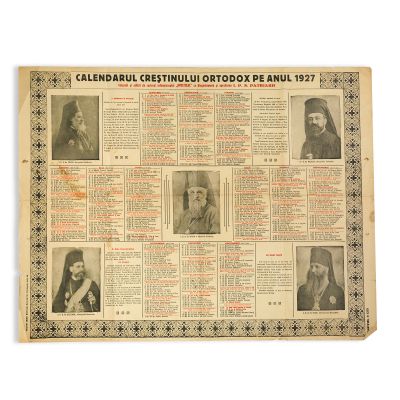 Calendarul Creștinului Ortodox pe anul 1927
